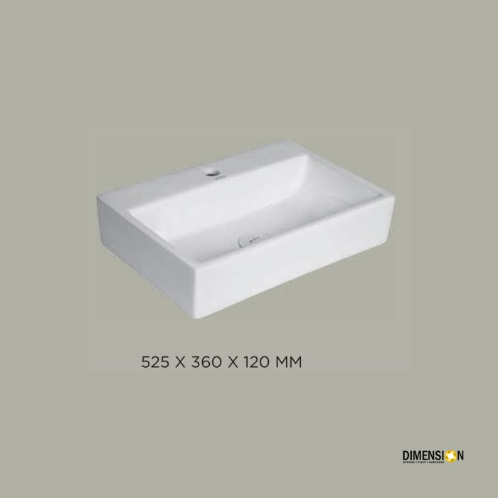 crystal white table top wash basin