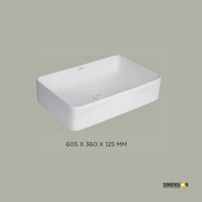 rectangle white wash basin