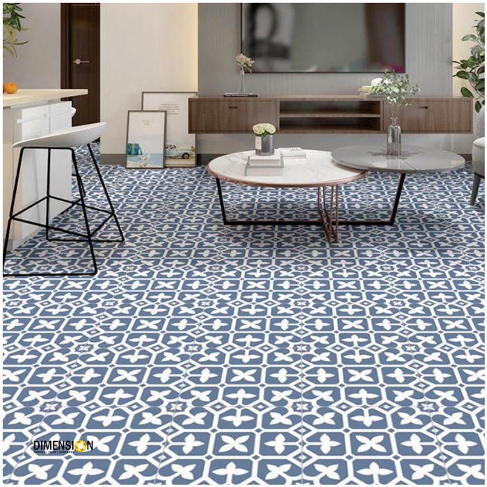 blue moroccan tile