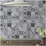 grey moroccan tile