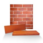 smooth terracotta brick tile