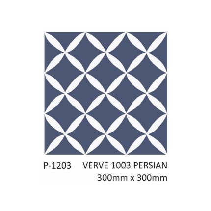 blue petals pattern moroccan tile 300x300