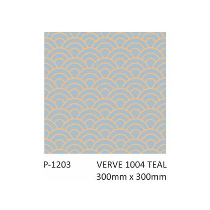 teal printed pattern moroccan tile