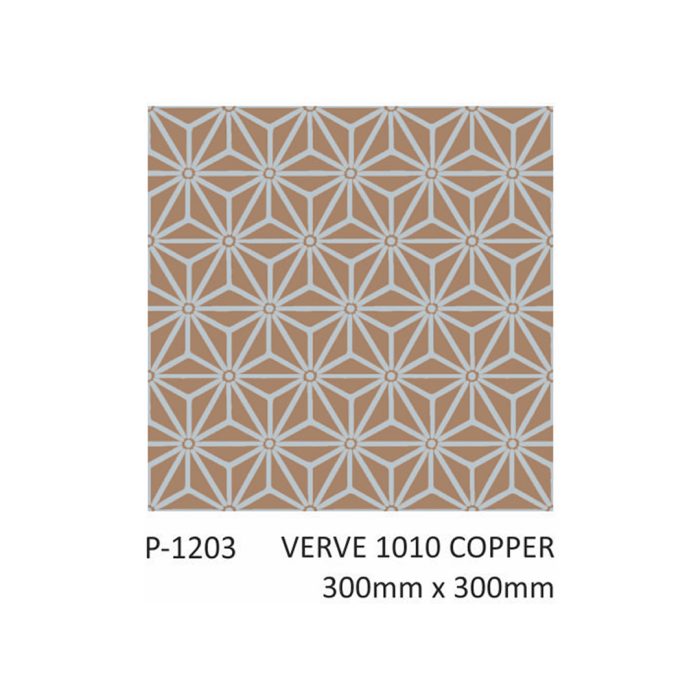 copper color moroccan tile 300x300