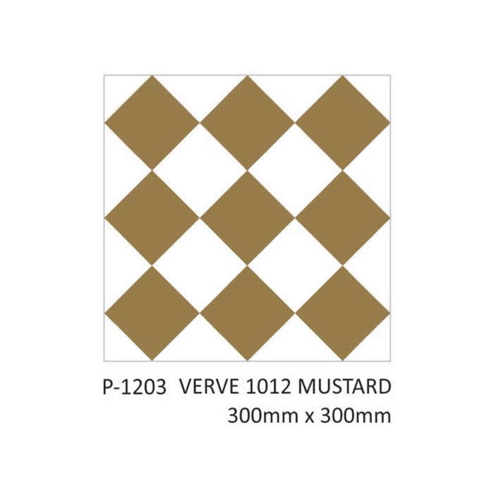 yellow check pattern moroccan tile 300x300