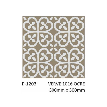 floral printed moroccan tile