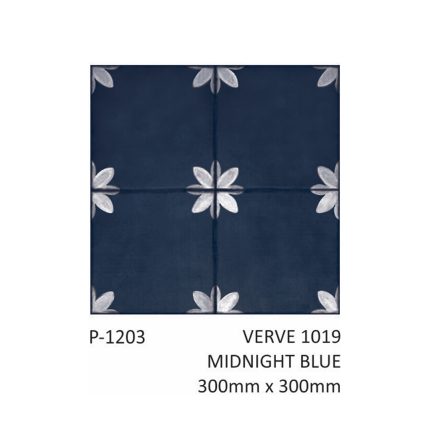 dark blue moroccan tile