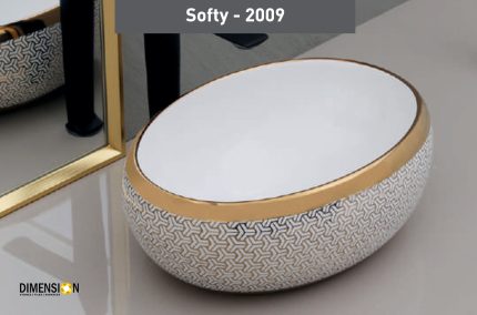 golden and white designer wash basin