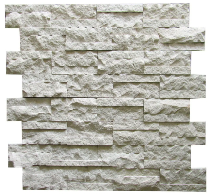 beige stone cladding