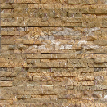 brown marble stone cladding