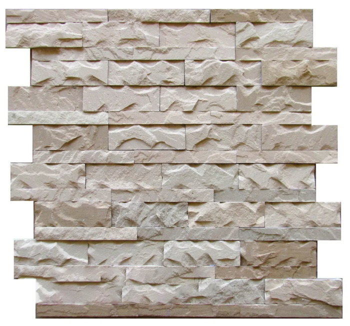 hand chiseled stone cladding