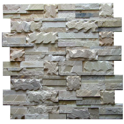 hand chiseled rustic stone cladding