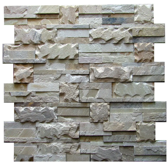 hand chiseled rustic stone cladding