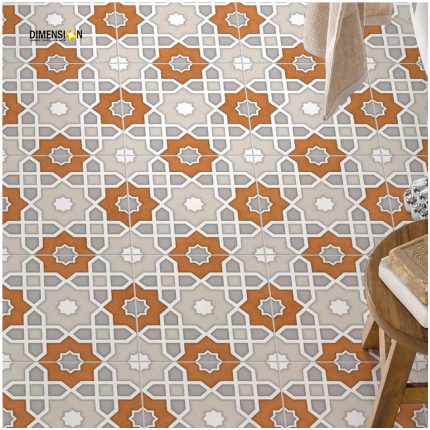 Star pattern 200x200 moroccan tiles