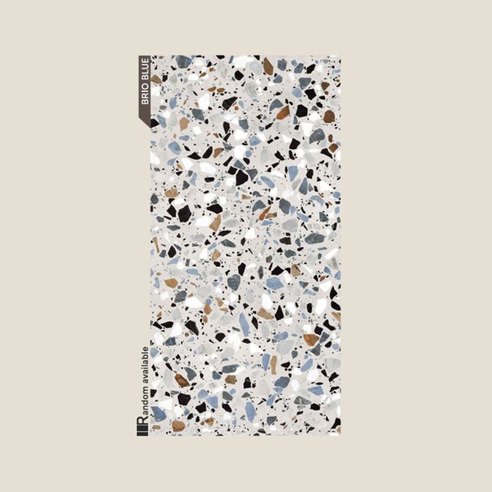 600x1200 colourful pieces terrazzo tile