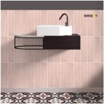 75x300 pink colour wall tiles