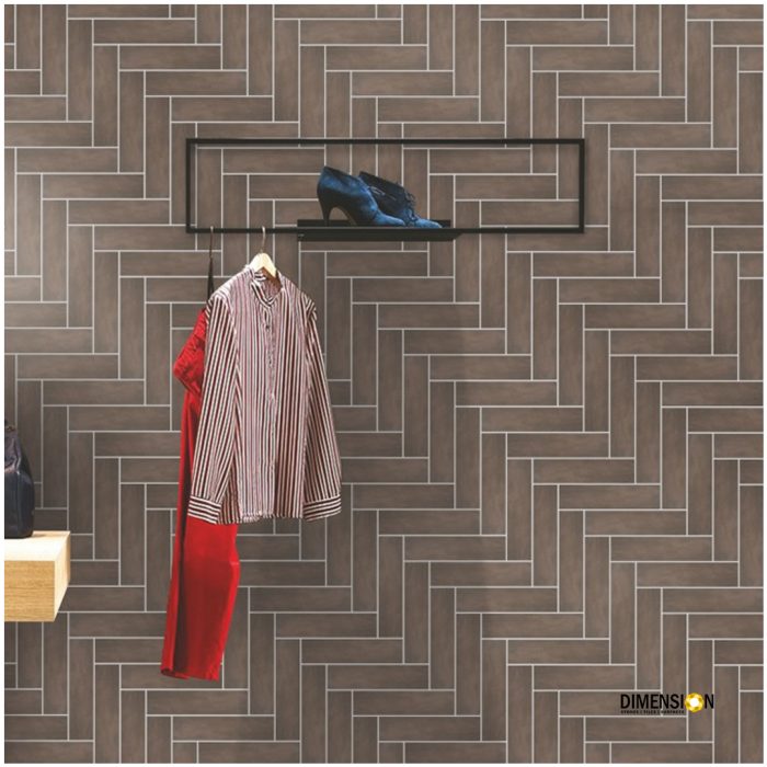 75x300 Choco colour wall tiles