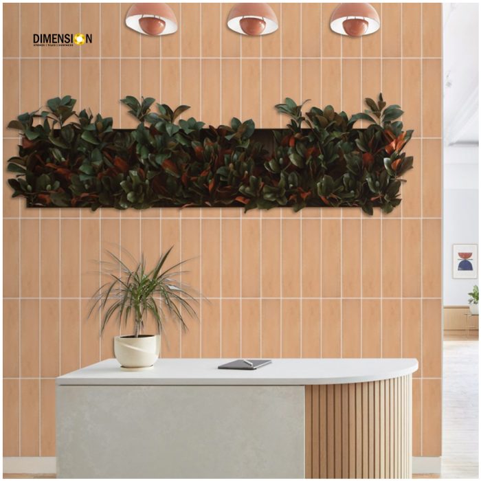 75x300 orange subway wall tiles