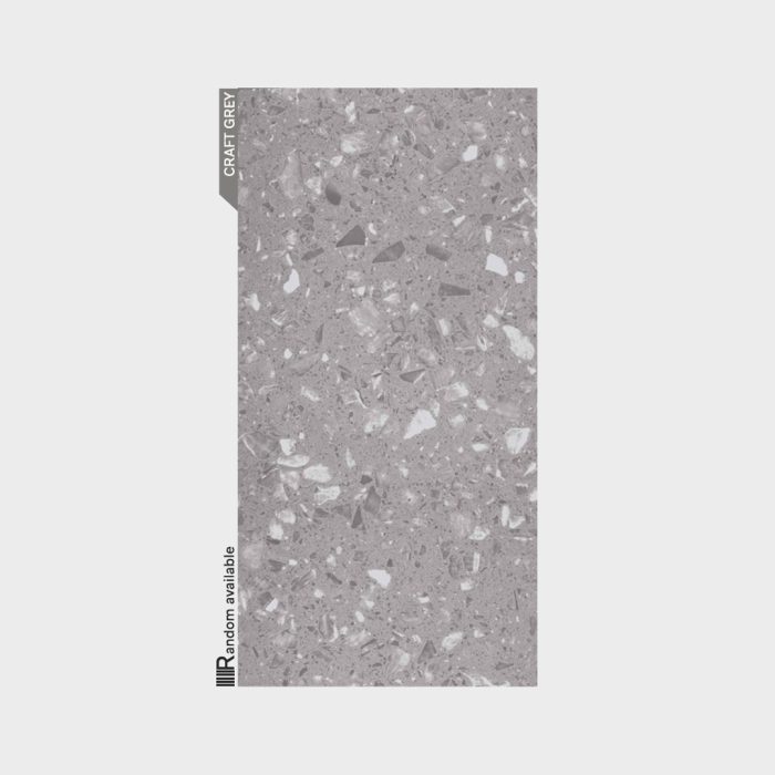 600x1200 big grey pieces terrazzo tile