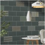 150x300 grey colour subway tiles