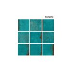 teal colour 200x200 tile