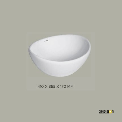 rounded table top basin