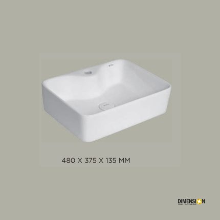 table top basin white