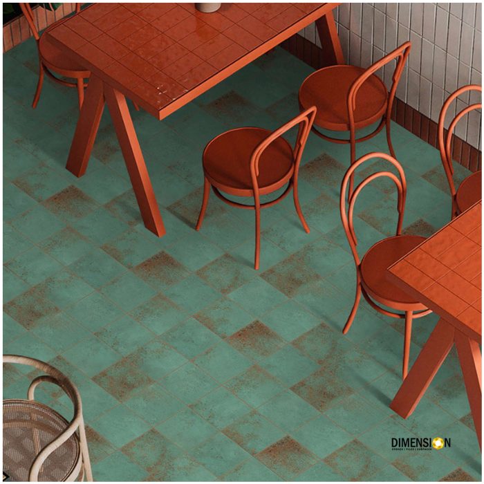 teal tiles