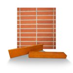 230x50mm smooth terracotta cladding